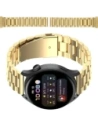 Kup Pásek z nerezové oceli Bizon Strap Watch Aura pro smartwatch 18 mm zlatý - BIZ8108 - {ean13} - Sklep Home Screen