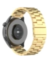 Kup Pasek ze stali nierdzewnej Bizon Strap Watch Aura do Smartwatcha 18 mm złoty - BIZ8108 - {ean13} - Sklep Home Screen
