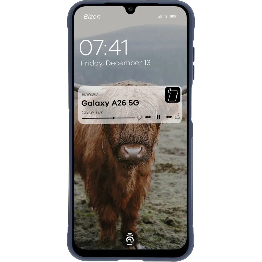 Pancerne etui Bizon Case Tur do Samsung Galaxy A26 5G granatowe
