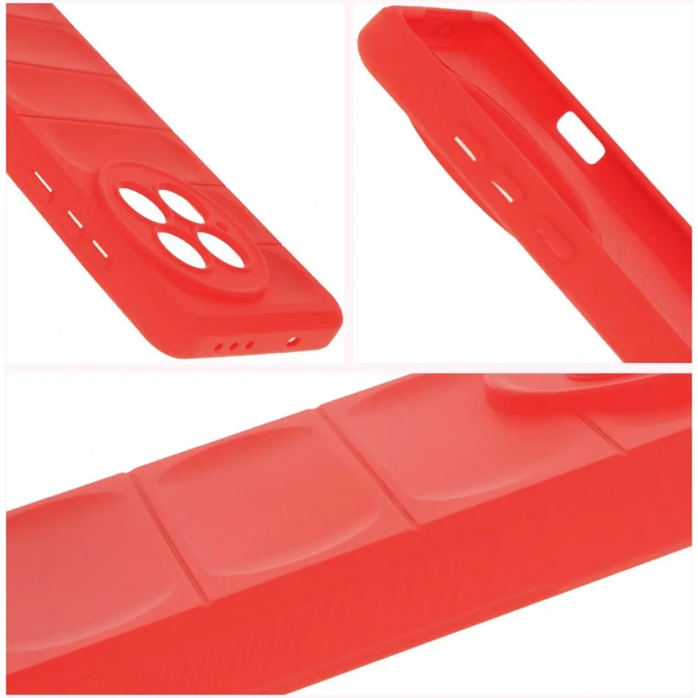 Pancerne etui Bizon Case Tur do OnePlus 13 czerwone