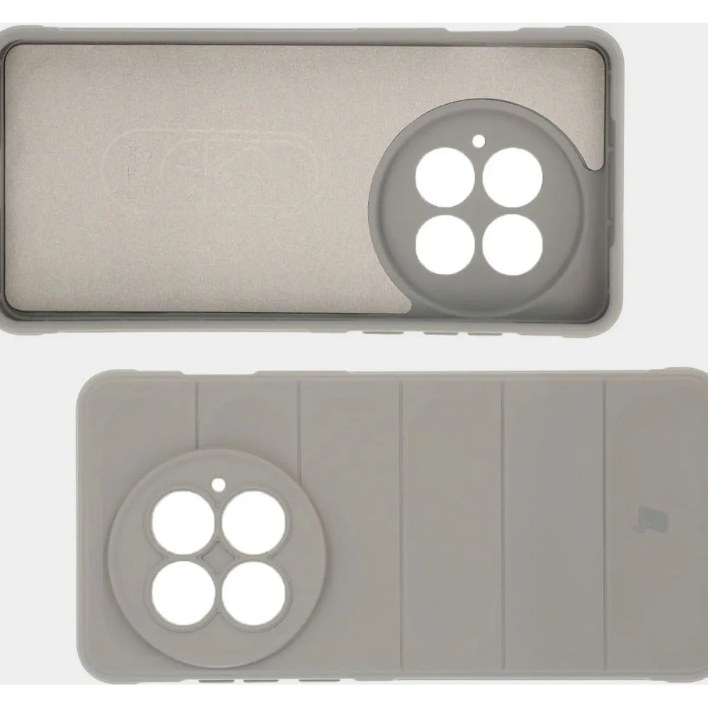 Pancerne etui Bizon Case Tur do OnePlus 13 jasnoszare