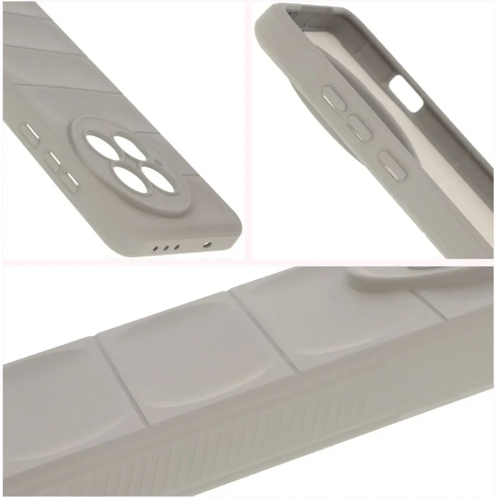 Pancerne etui Bizon Case Tur do OnePlus 13 jasnoszare