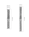 Kup Bizon Strap Watch Aura Xiaomi Smart Band 9 / 9 NFC / 8 argintiu - BIZ8114 - {ean13} - Sklep Home Screen