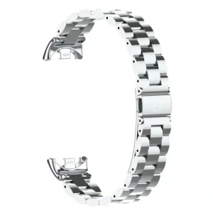 Kup Pasek z nerezové oceli Bizon Strap Watch Aura do Xiaomi Smart Band 9 / 9 NFC / 8 stříbrný - BIZ8114 - {ean13} - Sklep Home Screen