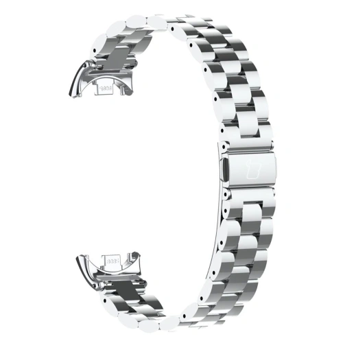 Kup Bizon Strap Watch Aura Xiaomi Smart Band 9 / 9 NFC / 8 argintiu - BIZ8114 - {ean13} - Sklep Home Screen
