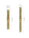 Kup Pasek ze stali nierdzewnej Bizon Strap Watch Aura do Xiaomi Smart Band 9 / 9 NFC / 8 złoty - BIZ8115 - {ean13} - Sklep Home Screen