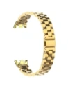 Kup Pasek ze stali nierdzewnej Bizon Strap Watch Aura do Xiaomi Smart Band 9 / 9 NFC / 8 złoty - BIZ8115 - {ean13} - Sklep Home Screen