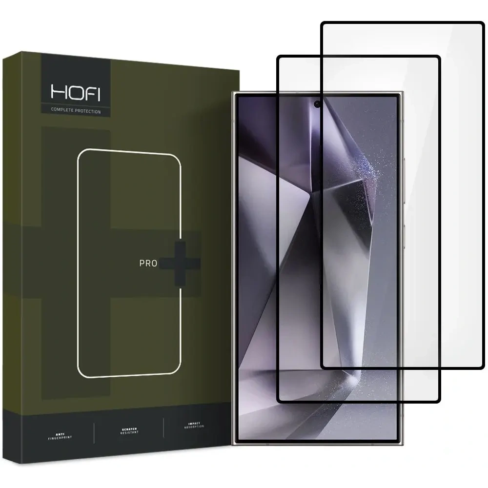 Szkło hartowane Hofi Glass Pro+ Samsung Galaxy S25 Ultra Black [2 PACK]