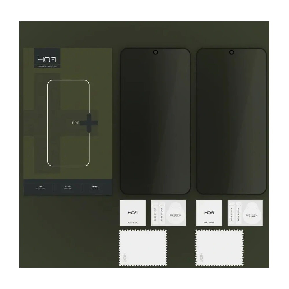 Szkło prywatyzujące Hofi Anti Spy Glass Pro+ Samsung Galaxy S25 Privacy [2 PACK]