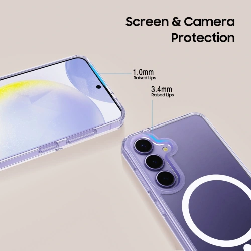 Kup Etui Tech-Protect Flexair Hybrid MagSafe Samsung Galaxy S25 Clear - THP3755 - {ean13} - Sklep Home Screen