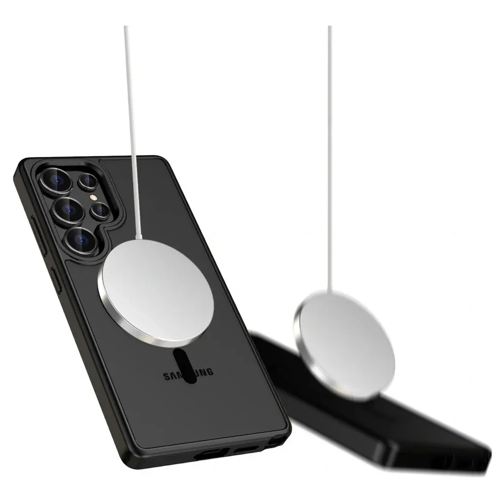 Etui Tech-Protect Magmat MagSafe Samsung Galaxy S25 Ultra Matte Black