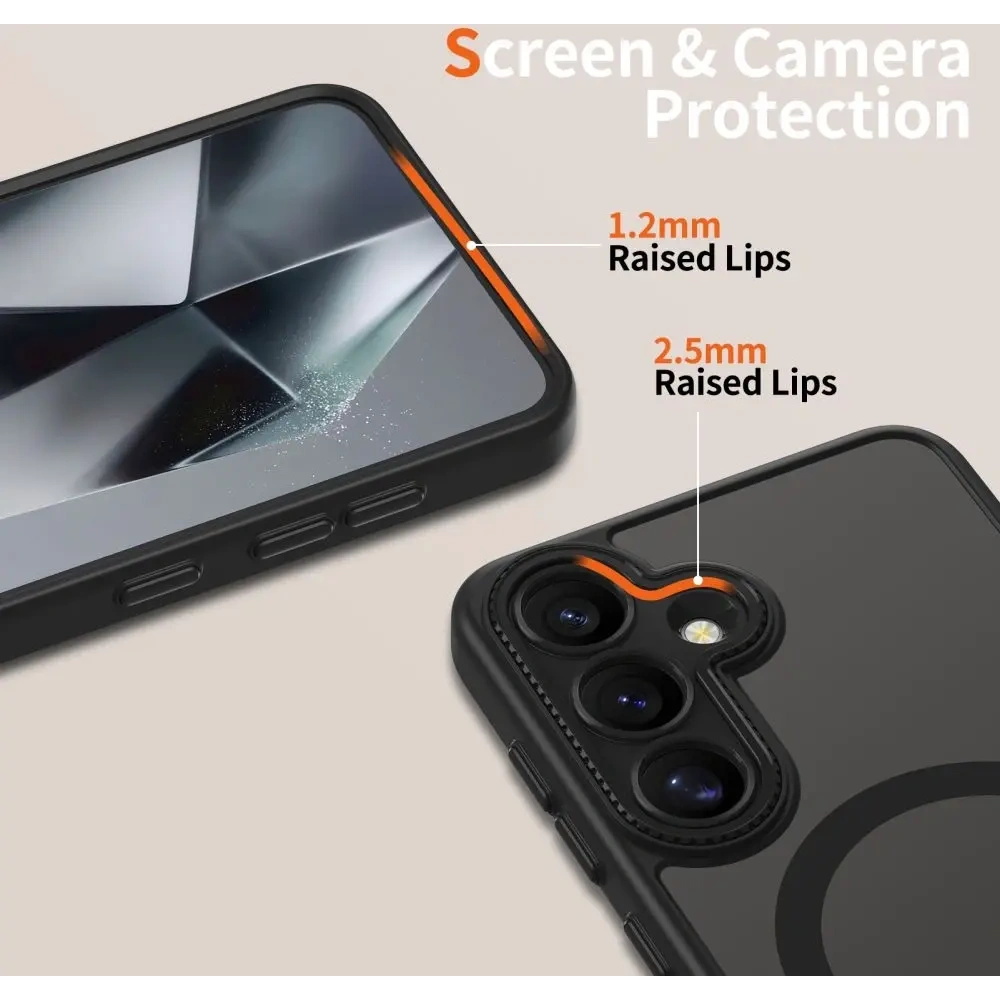 Etui Tech-Protect MagCam MagSafe Samsung Galaxy S25 Matte Black