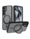 Etui Tech-Protect Magring MagSafe Samsung Galaxy S25 Matná Černá
