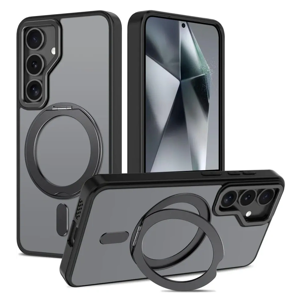 Etui Tech-Protect Magring MagSafe Samsung Galaxy S25 Matte Black