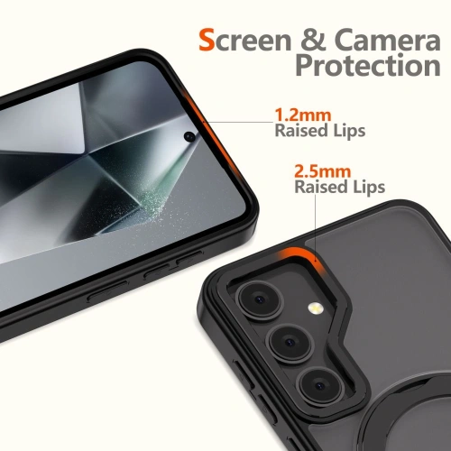 Kup Tech-Protect Magring MagSafe Samsung Galaxy S25 Matt Schwarz - THP3767 - {ean13} - Sklep Home Screen