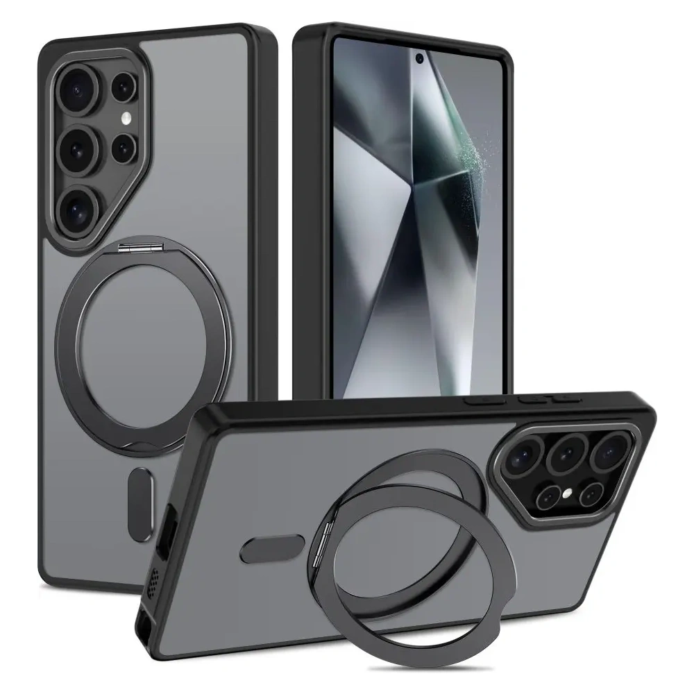 Etui Tech-Protect Magring MagSafe Samsung Galaxy S25 Ultra Matte Black