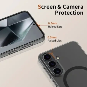 Buy Tech-Protect Magslim MagSafe Samsung Galaxy S25 Matte/black - THP3769 - {ean13} - Home Screen Store Europe