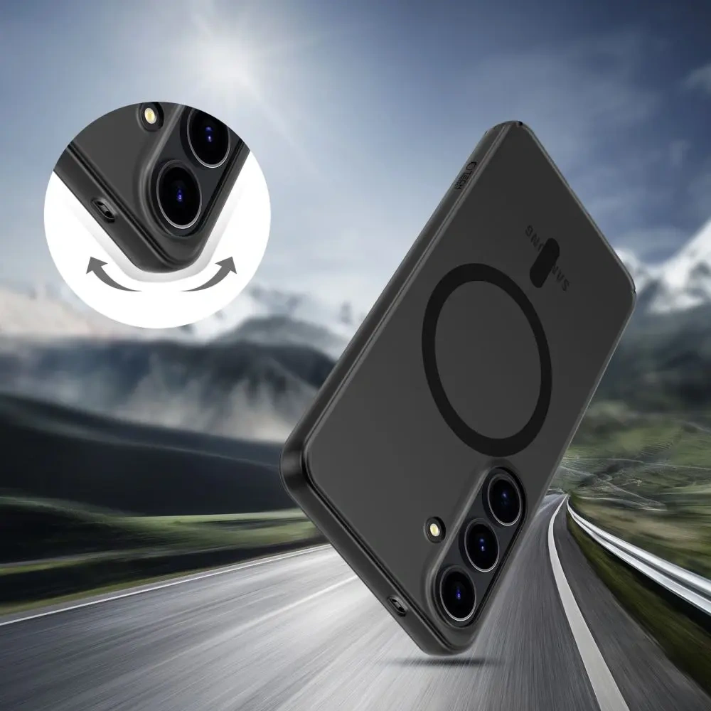 Etui Tech-Protect Magslim MagSafe Samsung Galaxy S25 Matte/black