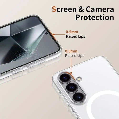 Kup Etui Tech-Protect Magslim MagSafe Samsung Galaxy S25 Matte/ice - THP3770 - {ean13} - Sklep Home Screen