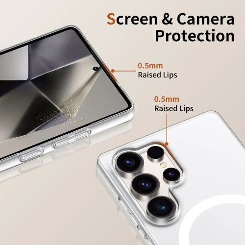 Buy Tech-Protect Magslim MagSafe Samsung Galaxy S25 Ultra Matte/ice - THP3771 - {ean13} - Home Screen Store Europe