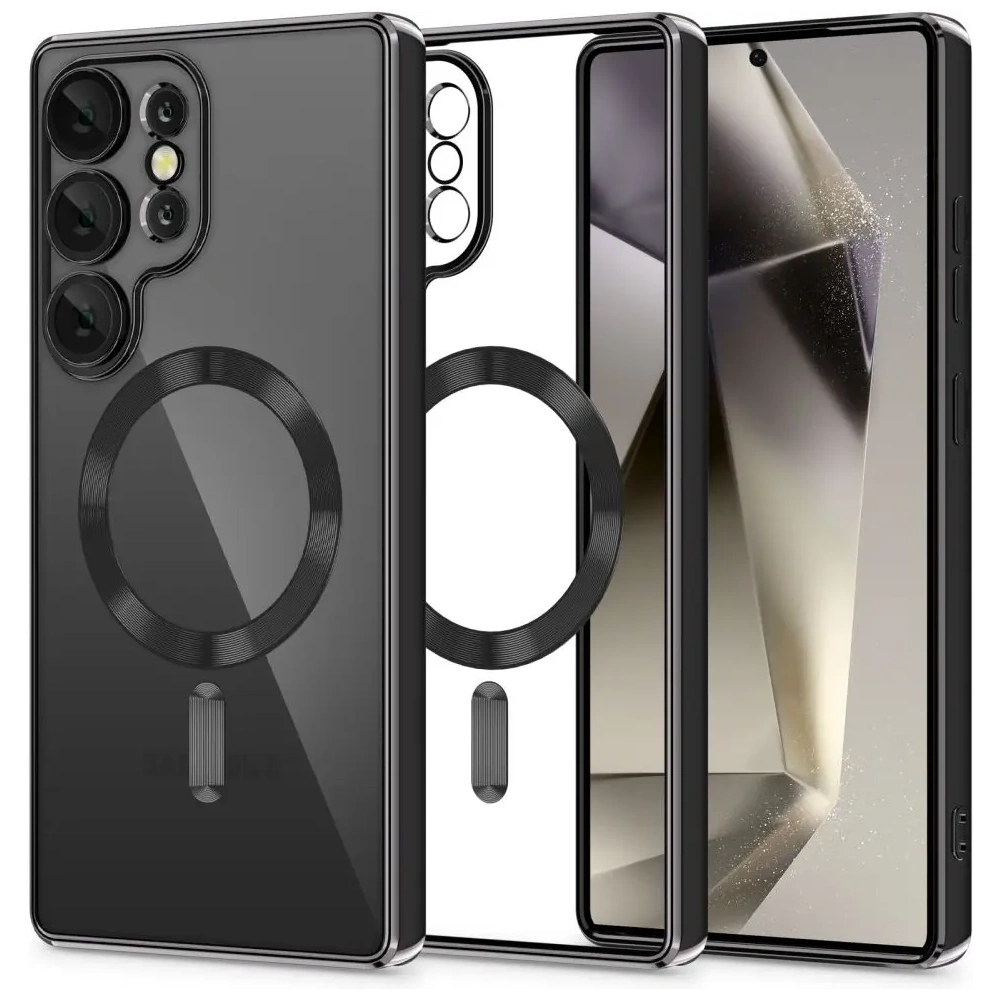 Etui Tech-Protect Magflex MagSafe Samsung Galaxy S25 Ultra Shiny Black