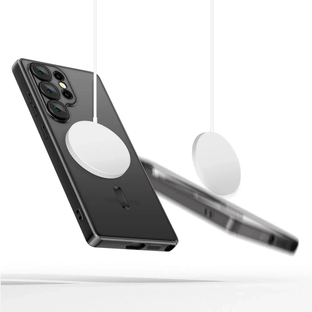 Etui Tech-Protect Magflex MagSafe Samsung Galaxy S25 Ultra Shiny Black