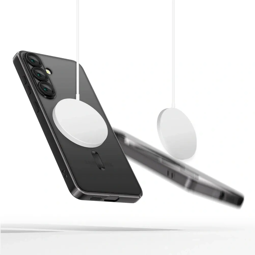 Etui Tech-Protect Magflex MagSafe Samsung Galaxy S25+ Plus Shiny Black