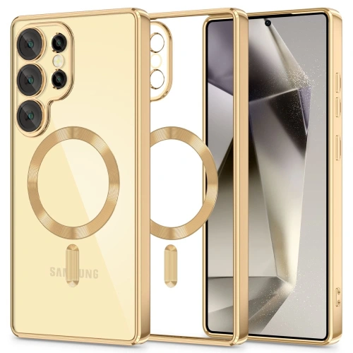 Buy Tech-Protect Magflex MagSafe Samsung Galaxy S25 Ultra Shiny Gold - THP3775 - {ean13} - Home Screen Store Europe