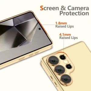 Buy Tech-Protect Magflex MagSafe Samsung Galaxy S25 Ultra Shiny Gold - THP3775 - {ean13} - Home Screen Store Europe