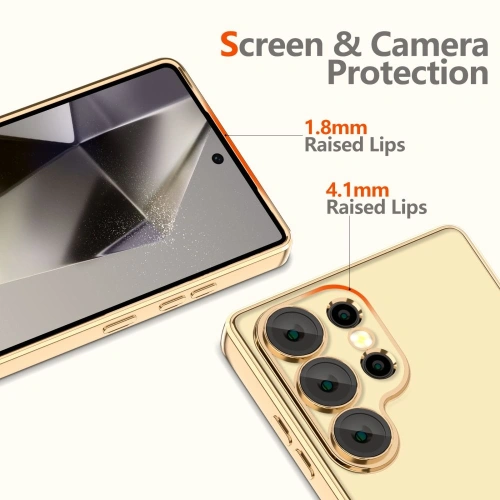 Buy Tech-Protect Magflex MagSafe Samsung Galaxy S25 Ultra Shiny Gold - THP3775 - {ean13} - Home Screen Store Europe