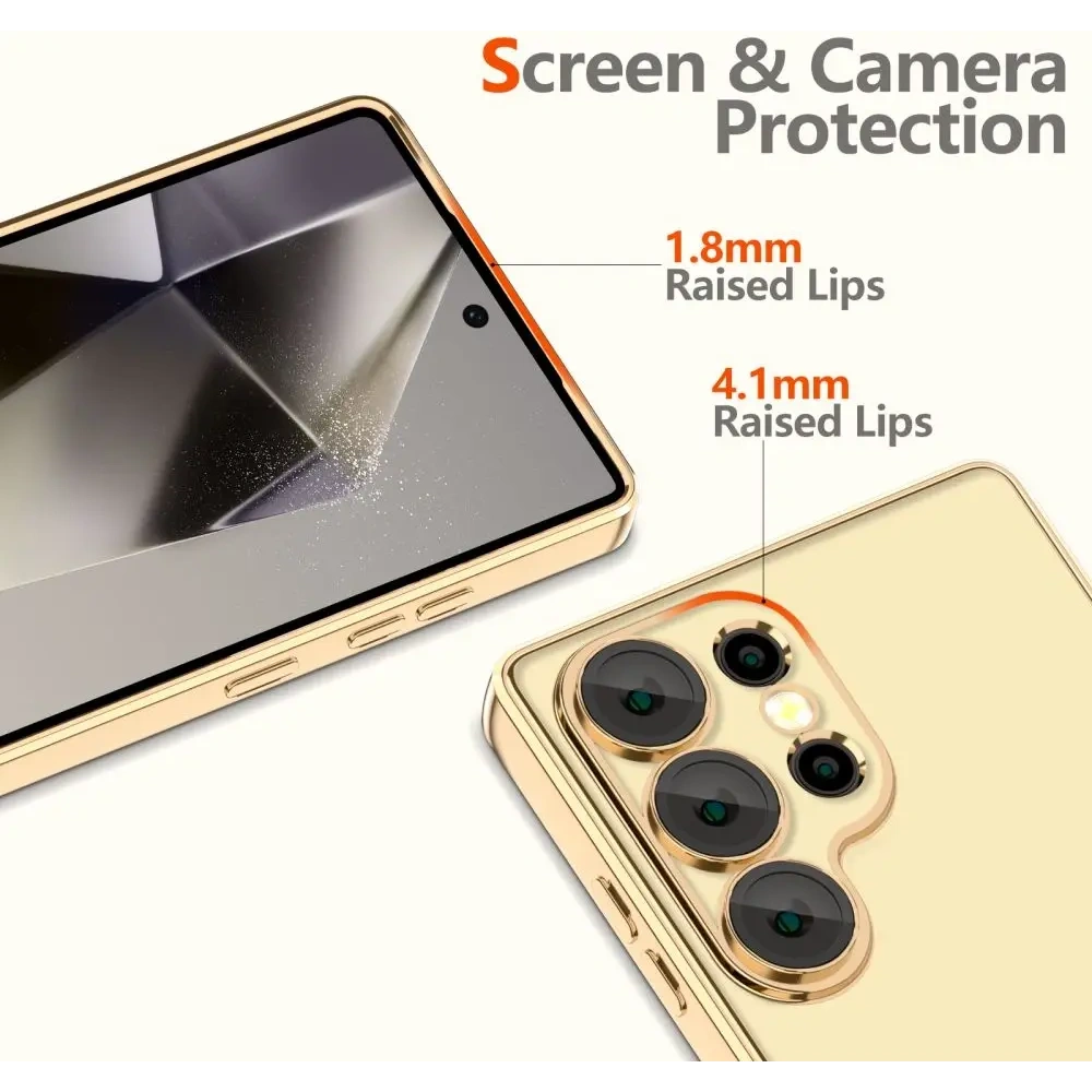 Etui Tech-Protect Magflex MagSafe Samsung Galaxy S25 Ultra Shiny Gold