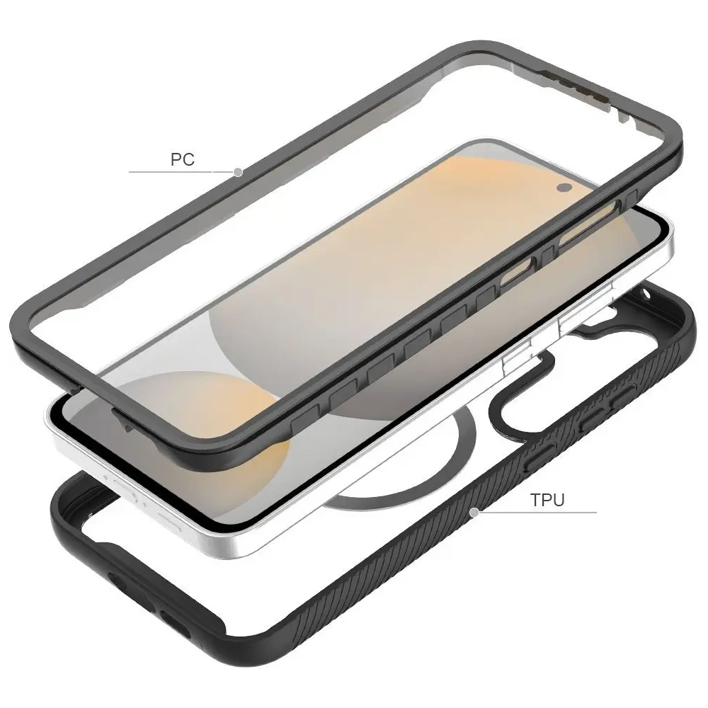 Etui Tech-Protect Defense MagSafe Samsung Galaxy S25 Black