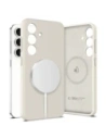 Tech-Protect Flüssiges Silikon MagSafe Samsung Galaxy S25 Cosmic Latte