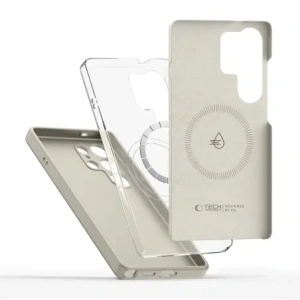 Buy Tech-Protect Liquid Silicone MagSafe Samsung Galaxy S25 Ultra Cosmic Latte - THP3781 - {ean13} - Home Screen Store Europe