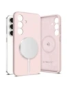 Kup Tech-Protect Flüssigsilikon MagSafe Samsung Galaxy S25 Rosa Perle - THP3782 - {ean13} - Sklep Home Screen