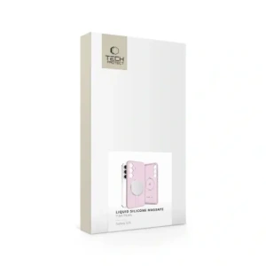 Buy Tech-Protect Liquid Silicone MagSafe Samsung Galaxy S25 Pink Pearl - THP3782 - {ean13} - Home Screen Store Europe
