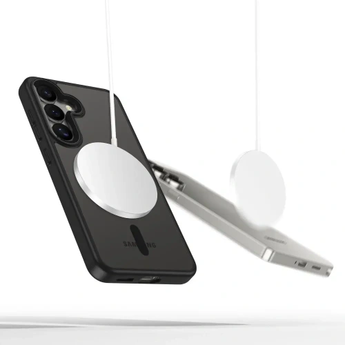 Kup Tech-Protect Magmat MagSafe Samsung Galaxy S25 Negru/transparent - THP3792 - {ean13} - Sklep Home Screen