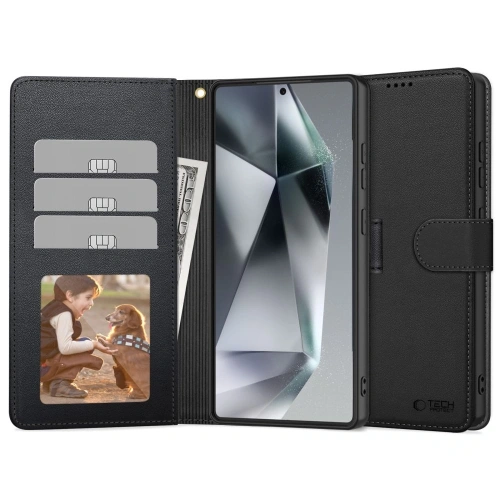 Kup Etui Tech-Protect Wallet Samsung Galaxy S25+ Plus Black - THP3795 - {ean13} - Sklep Home Screen