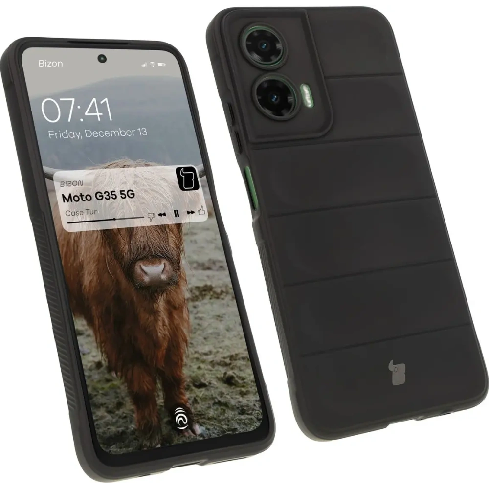 Pancerne etui Bizon Case Tur do Motorola Moto G35 5G czarne