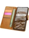 Etui z klapką Bizon Case Pocket do Samsung Galaxy S25 Ultra hnědé