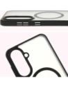Kup Etui z pierścieniem magnetycznym Bizon Case MatteO do Samsung Galaxy A56 5G półprzezroczyste z czarną ramką - BIZ8124 - {ean13} - Sklep Home Screen