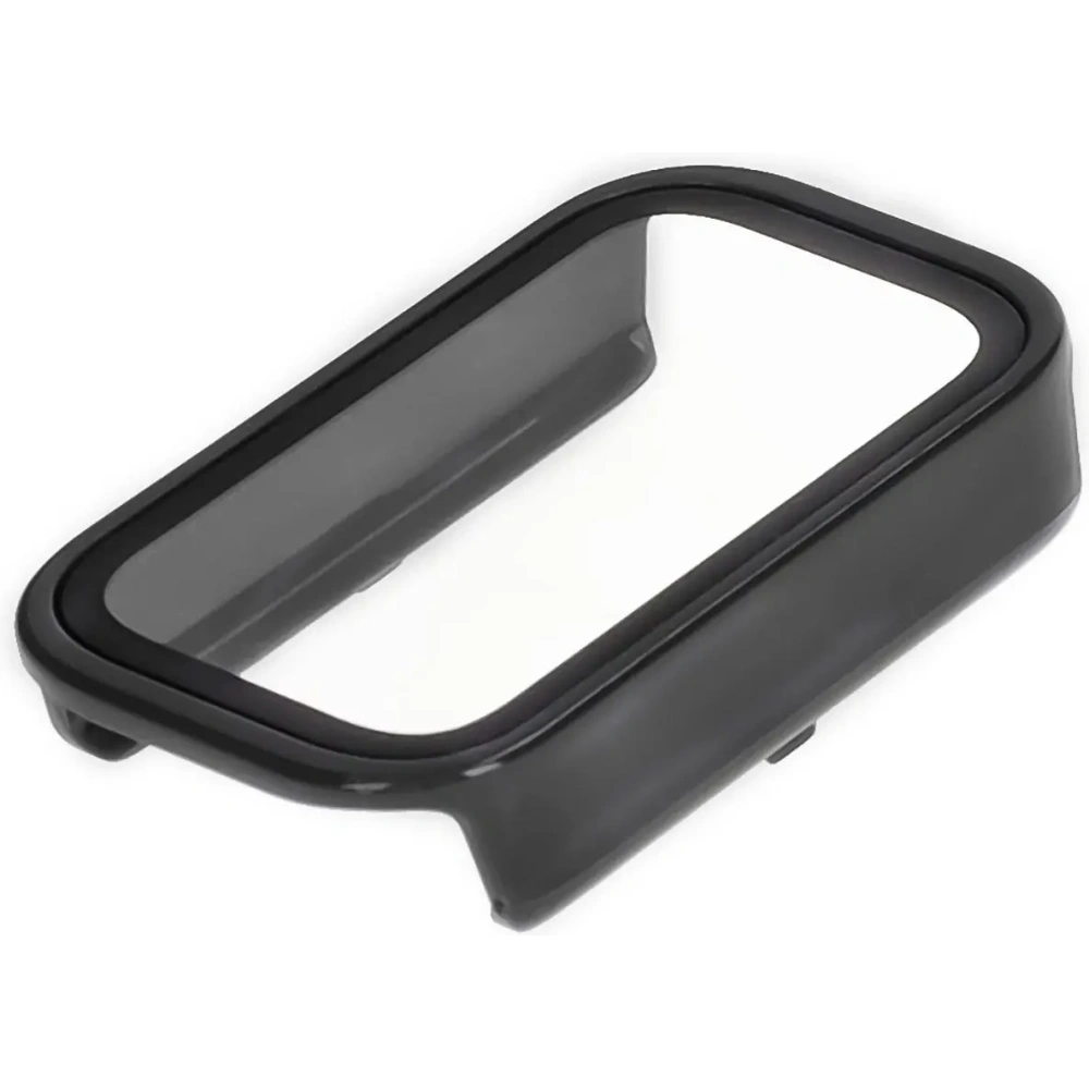 Etui ze szkłem do zegarka Bizon Case+Glass Watch do Xiaomi Smart Band 9 Active / Redmi Band 3 czarne