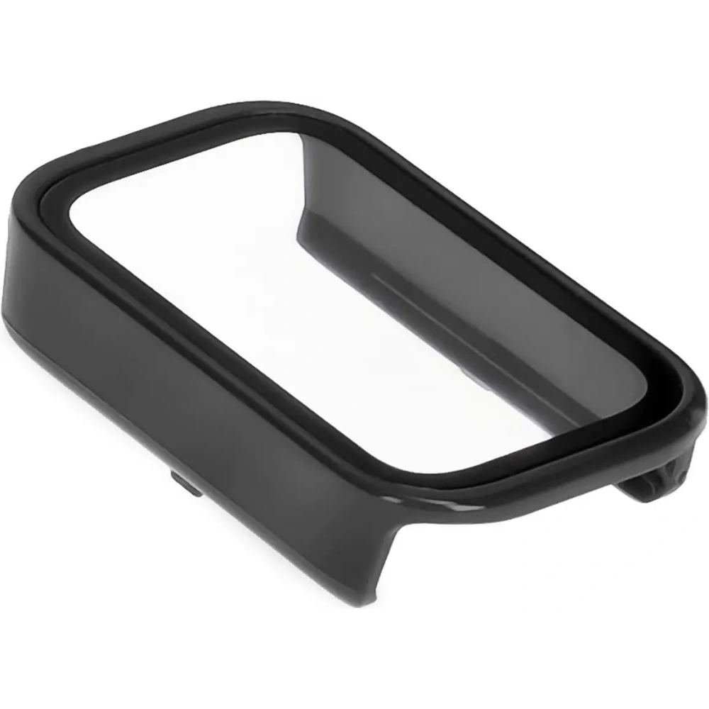 Etui ze szkłem do zegarka Bizon Case+Glass Watch do Xiaomi Smart Band 9 Active / Redmi Band 3 czarne