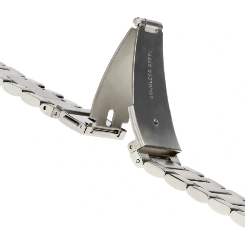Kup Pásek z nerezové oceli Bizon Strap Watch Aura do Samsung Galaxy Fit 3 stříbrný - BIZ8127 - {ean13} - Sklep Home Screen