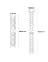 Kup Pasek ze stali nierdzewnej Bizon Strap Watch Aura do Samsung Galaxy Fit 3 zlatý - BIZ8128 - {ean13} - Sklep Home Screen