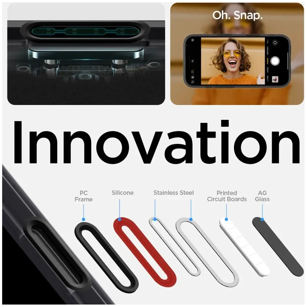 Etui Spigen Ultra Hybrid T Mag MagSafe Apple iPhone 16 Frost Black