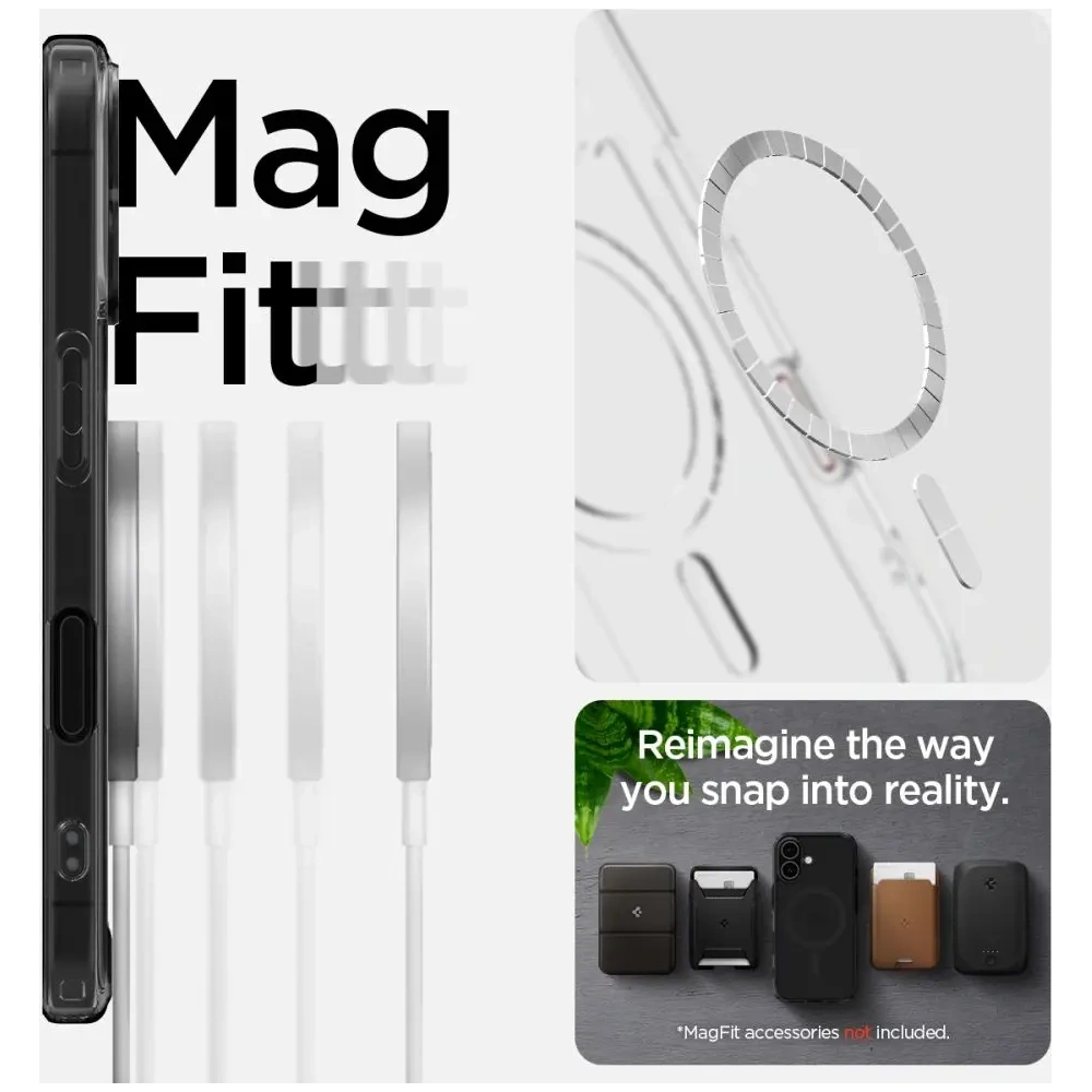 Etui Spigen Ultra Hybrid T Mag MagSafe Apple iPhone 16 Frost Black