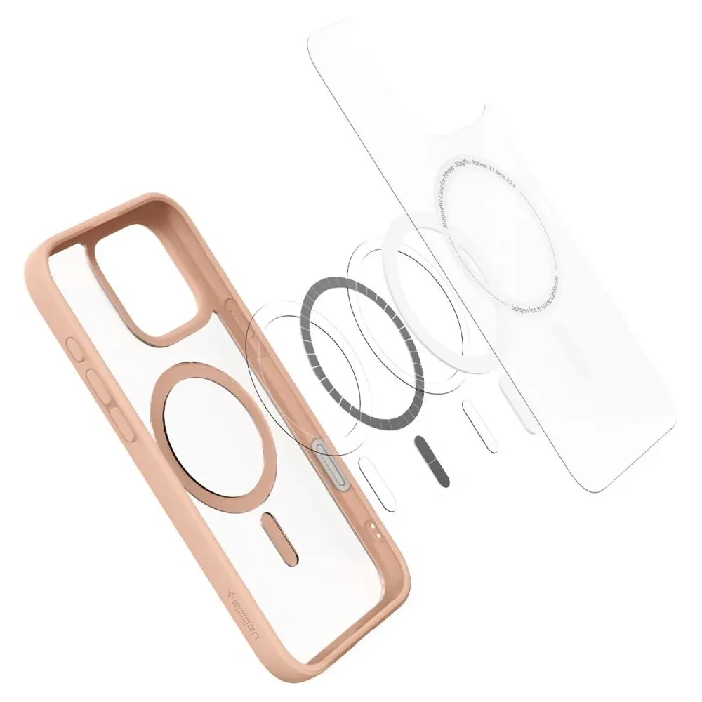 Etui Spigen Ultra Hybrid T Mag MagSafe Apple iPhone 16 Pro Max Frost Rose Titanium