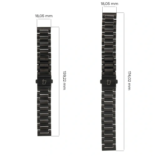 Kup Ceas inteligent Bizon Strap Aura 18 mm negru - BIZ8129 - {ean13} - Sklep Home Screen