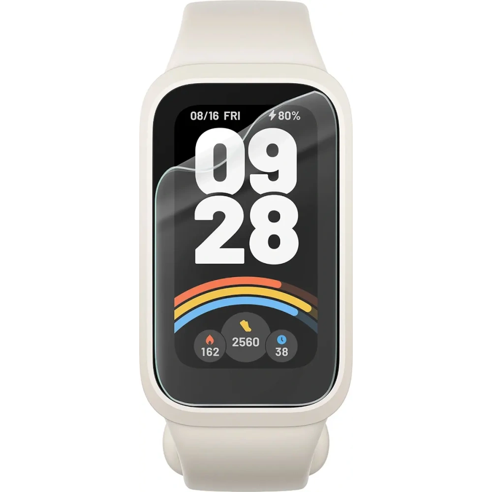 Folia hydrożelowa na ekran Bizon Glass Watch Hydrogel do Xiaomi Smart Band 9 Active / Redmi Band 3 [2 PACK]